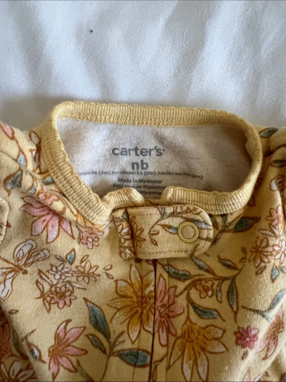 Three Carter's Footed One-Piece Pajama